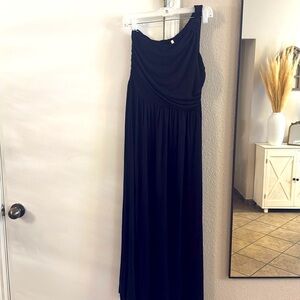Soma Black One-Shoulder Dress